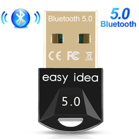 Adapter Bluetooth 5.0 Mini USB wtyczka Bluetooth komputer USB odbiornik Bluetooth Audio muzyka Bluetooth 5.0 nadajnik na PC 1